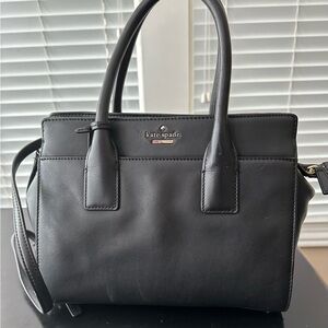 Kate Spade Black Satchel with Structured Design